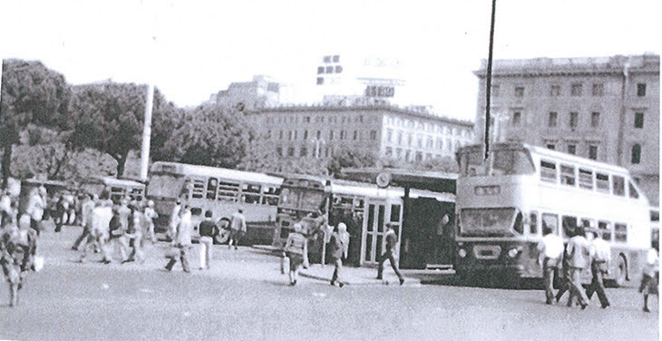 Roma, Piazza dei Cinquecento, anni '70