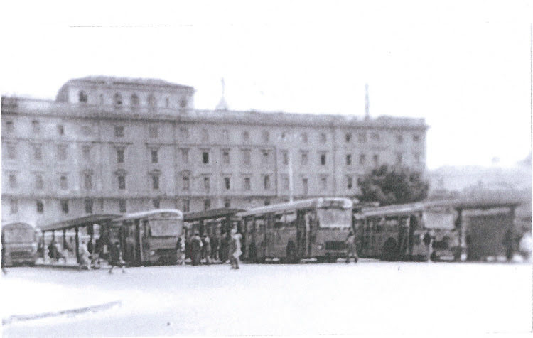 Roma, Piazza dei Cinquecento, anni '70