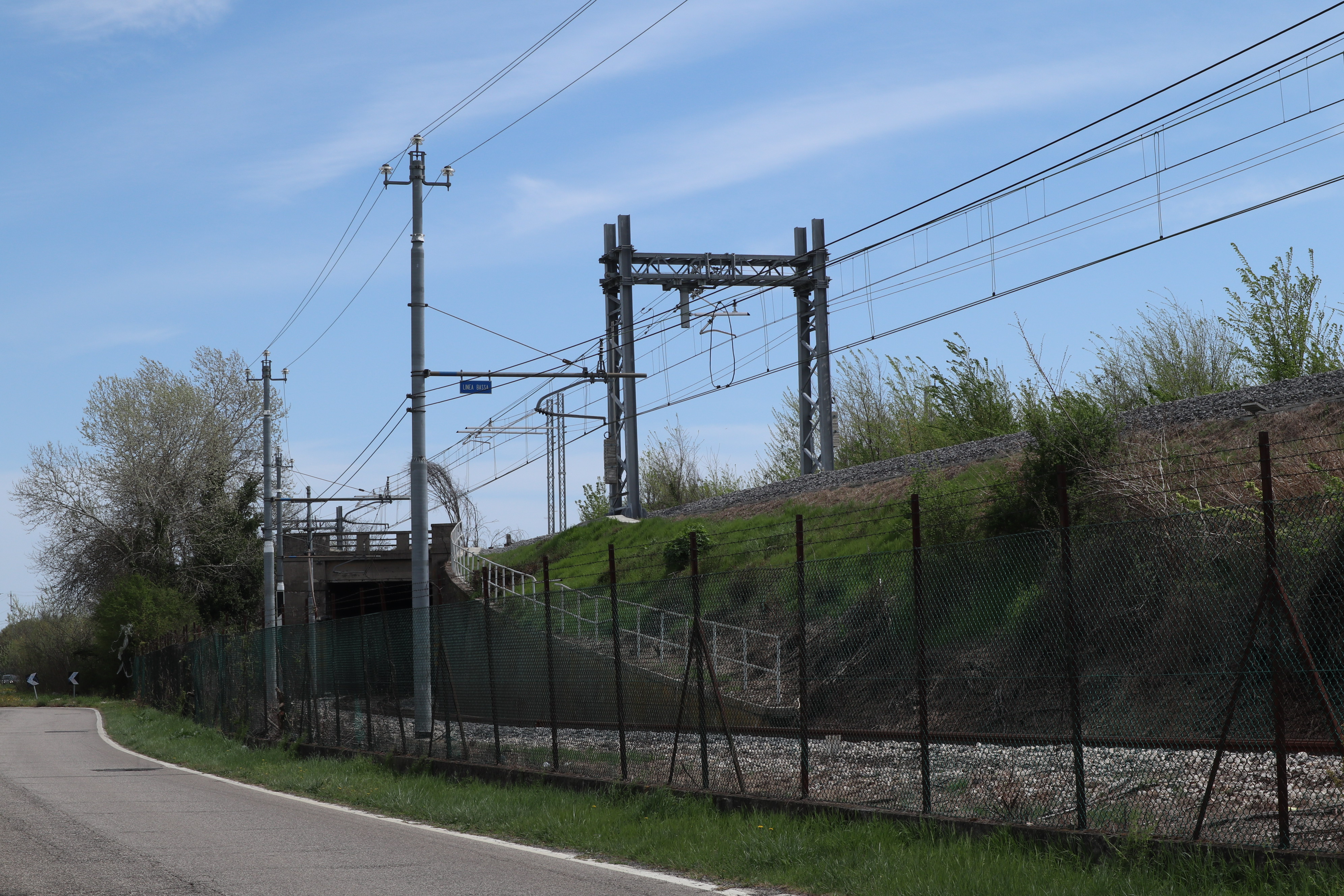 Plastico incrocio ferroviario "Bivio del Sole"